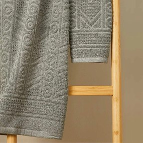 Πετσέτες Μπάνιου (Σετ 2τμχ) Whitegg T090 420gsm Γκρι