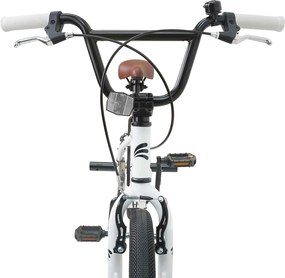 vidaXL BMX Ποδήλατο 20 ίντσες για πάνω από 9 ετών Λευκό