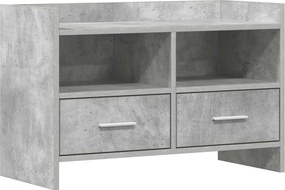 vidaXL Ντουλάπι TV 71,5 x 33 x 47 εκ. Γκρι Σκυροδέματος