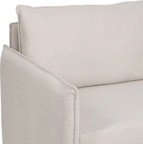 Καναπές Μπεζ πολυεστέρας λινό 210 x 93 x 95 cm