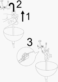 Chandelier Tel - 6500 Black