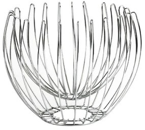 Φρουτιέρα Με Διπλό Τοίχωμα Mtt110 28.5X28.5X25cm Silver Espiel Metal