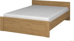 Κρεβάτι Pavi Ημίδιπλο Βελανιδιά με πάτωμα 140x200cm