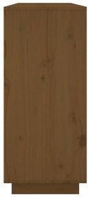 vidaXL Ντουλάπι Καφέ Μελί 120x35x80 εκ. από Μασίφ Ξύλο Πεύκου