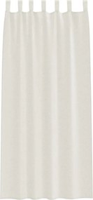 vidaXL Κουρτίνα βυσσινί 2 pcs Κρεμ 260 x 140 εκ. Πολυεστέρας