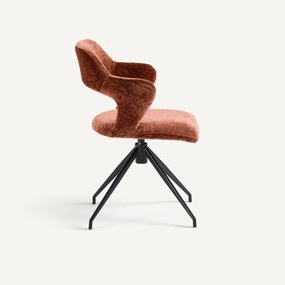 Περιστρεφόμενη καρέκλα τραπεζαρίας από βελούδο, Asyar