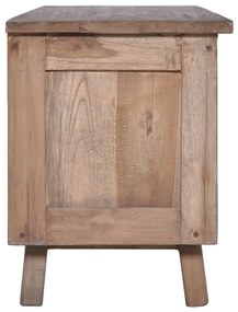 vidaXL Έπιπλο Τηλεόρασης 100 x 30 x 40 εκ. από Μασίφ Ξύλο Teak