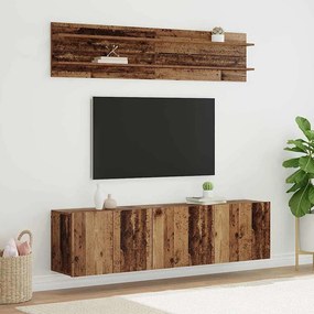 vidaXL Μονάδες TV 6 pcs Παλαιό ξύλο Επεξεργασμένο ξύλο