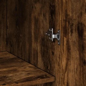 vidaXL Ντουλάπα Καπνιστή Δρυς 70x42,5x185 εκ. από Επεξεργασμένο Ξύλο