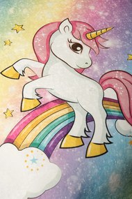 Carpet (100 x 160) Unicorn Multicolor