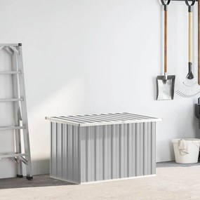 vidaXL Μπαούλο Αποθήκευσης Κήπου Γκρι 109 x 67 x 65 εκ.