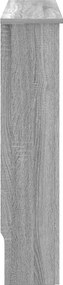 vidaXL Καπάκι Καλοριφέρ Γκρι Sonoma 78 x 19 x 81,5 cm
