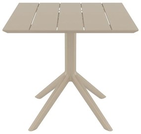 PARIS TAUPE 80X80X74εκ. ΤΡΑΠΕΖΙ ΠΟΛ/ΝΙΟΥ