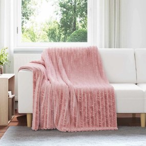 vidaXL Ριχτάρια 6 pcs Ροζ 200 x 150 cm Μαλλί