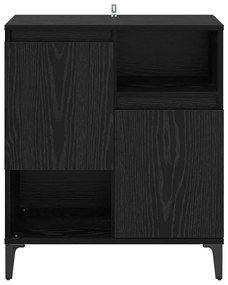 vidaXL Πλαϊνό γραφείο Μαύρη δρυς 60 x 35 x 70 cm Επεξεργασμένο ξύλο