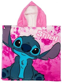 Πόντσο Θαλάσσης Quick Dry Disney Home Lilo &amp; Stitch 22 Pink DimCol