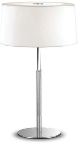 Φωτιστικό Επιτραπέζιο Hilton 075532 30x49cm 2xE14 40W White Ideal Lux