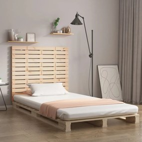 vidaXL Κεφαλάρι Επιτοίχιο 141 x 3 x 91,5 εκ. από Μασίφ Ξύλο Πεύκου
