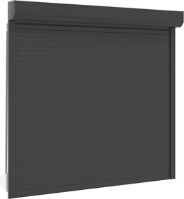 vidaXL Ρολό εισόδου Ανθρακί 160 x 150 cm Αλουμίνιο και Πολυουρεθάνη