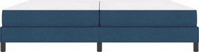 vidaXL Κρεβάτι με ελατήρια Μπλε 200 x 200 cm ύφασμα