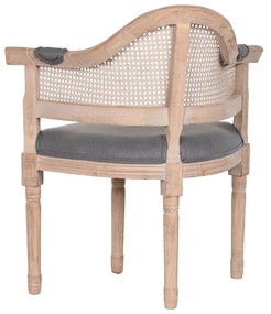 Καρέκλα Τραπεζαρίας DKD Home Decor Σκούρο γκρίζο 67 x 51 x 85 cm 79 x 53 x 85 cm