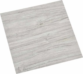 vidaXL Πλάκες Δαπέδου Γκρι και Ξύλο 5,11 τ.μ. 55 τεμ. PVC