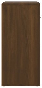 vidaXL Ντουλάπι Καφέ Δρυς 80x33x70 εκ. από Επεξεργασμένο Ξύλο