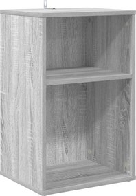 vidaXL Ντουλάπι δίσκων βινυλίου Γκρι Sonoma 38 x 33 x 61 εκ