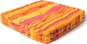 Μαξιλάρα Δαπέδου (45x45x8) Silk Fashion Kerala Yellow