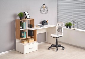 GROSSO desk DIOMMI V-UA-GROSSO-D.ZŁOTY/BIAŁY DIOMMI-60-22765
