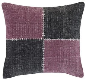 Μαξιλαροθήκη Διακοσμητική Casa 231 Anthracite-Purple Kentia 45X45 100% Cotton