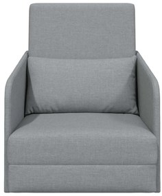 vidaXL Κρεβάτι καναπές Ανοιχτό γκρι 65 x 80 x 83 εκ. ύφασμα