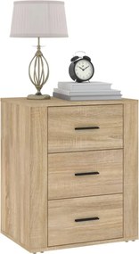 vidaXL Κομοδίνο Sonoma Δρυς 50x36x60 εκ. από Επεξεργασμένο Ξύλο