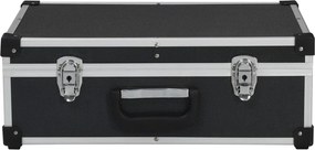 vidaXL Βαλίτσα Εργαλείων Μαύρη 46 x 33 x 16 εκ. Αλουμινίου