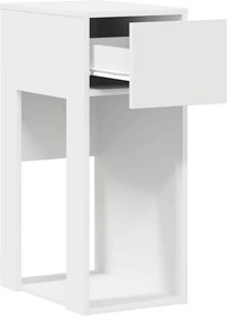 vidaXL Πύργος υπολογιστή με συρτάρι Λευκό 30x44x74 cm