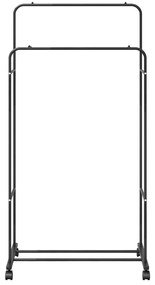 vidaXL Ράφι Ρούχων Μονόχρωμο Μαύρο