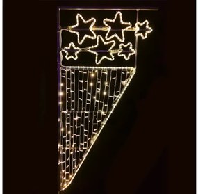 6 Star Waterfall Επίστηλο LED Δρόμου IP65 39W Θερμό Λευκό X174641113 ACA-X174641113-Λευκό X174641113