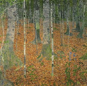 Αναπαραγωγή The Birch Wood, 1903, Gustav Klimt