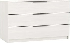 DRAWER Συρταριέρα με 3 Συρτάρια, Απόχρωση Άσπρο   1τμχ