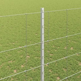 vidaXL Άγριος Φράκτης με Στηρίγματα 25 x 1,6 μ. (Π x Υ)
