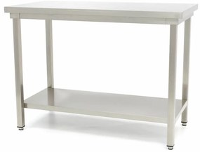 Stainless Steel Table - 120 x 70cm - Adjustable Height