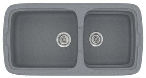 Sanitec Classic 305 Metallic Silver Νεροχύτης