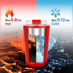 Κούπα Θερμός Ανοξείδωτο BPA Free 355ml - Κόκκινο
