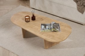 Τραπεζάκι Σαλονιού Δρυς OVALIS 130x65x40