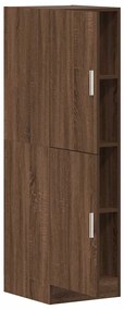 Ντουλάπι Κουζίνας Καφέ δρυς 38x41,5x131,5 εκ. Επεξεργ. Ξύλο - Καφέ