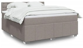 ΚΡΕΒΑΤΙ BOXSPRING ΜΕ ΣΤΡΩΜΑ TAUPE 180X200 ΕΚ. ΥΦΑΣΜΑΤΙΝΟ 3287165