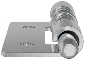 vidaXL Κλείστρο 12 pcs Ασημί 46 x 17 x 1,2 mm Ατσάλι