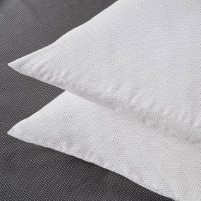 Μαξιλαροθήκες Pesca 30A (Σετ 2τμχ) White-Anthracite Kentia 50Χ70 100% Cotton