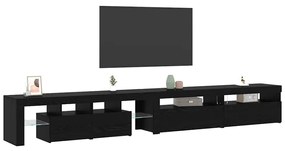 vidaXL Ντουλάπες Τηλεόρασης 3 pcs Μαύρη δρυς 290 x 36.5 x 40 εκ