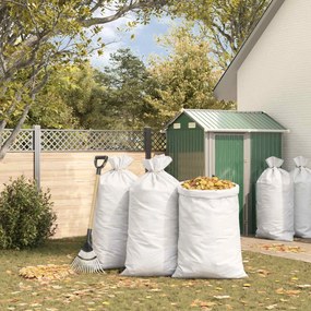 vidaXL Υφασμάτινοι σακίδες 50 τεμ. Λευκό 80 x 125 cm PP